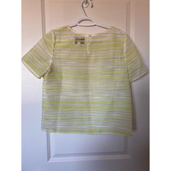 J.O.A. Boxy Stripped Stitched Top - Picture 3 of 5